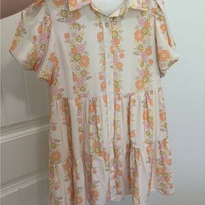 Floral Puff Sleeve Dress